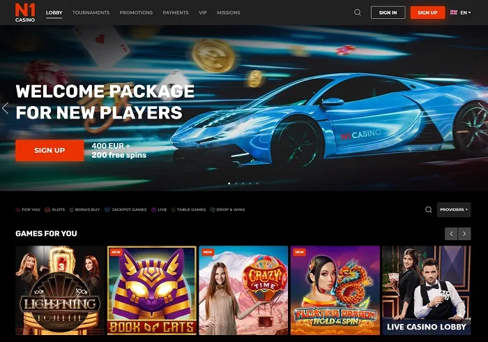 N1 Casino – Hoher Bonus mit anspruchsvollem Wagering